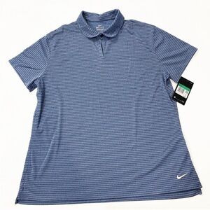 Nike Golf NWT Women’s XL DriFit Victory Short Sleeve Polo Shirt Blue